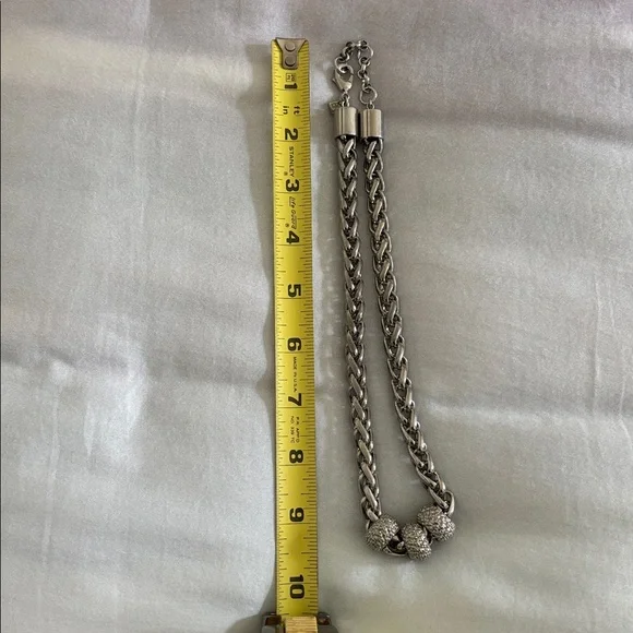 Banana Republic Silver Chain Link Statement Necklace - OS - Picture 5 of 5